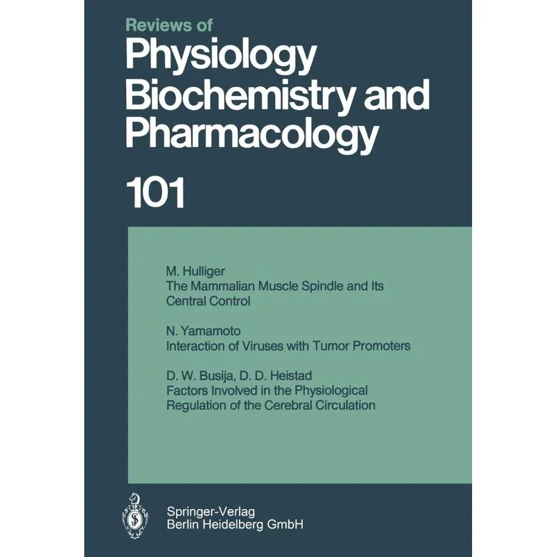 Reviews of Physiology, Biochemistry and Pharmacology