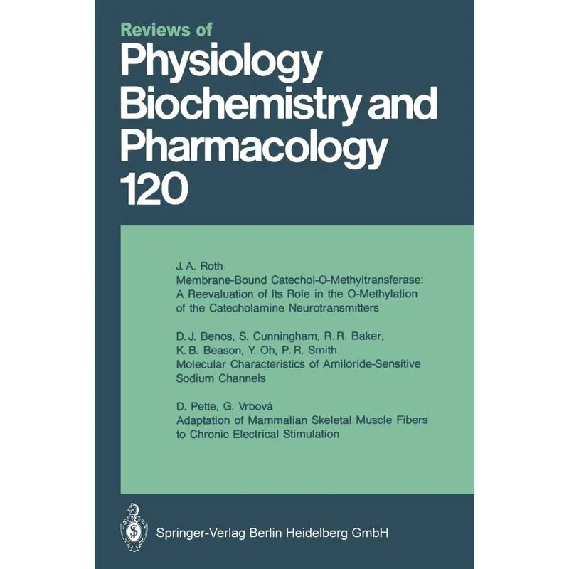 Reviews of Physiology, Biochemistry and Pharmacology