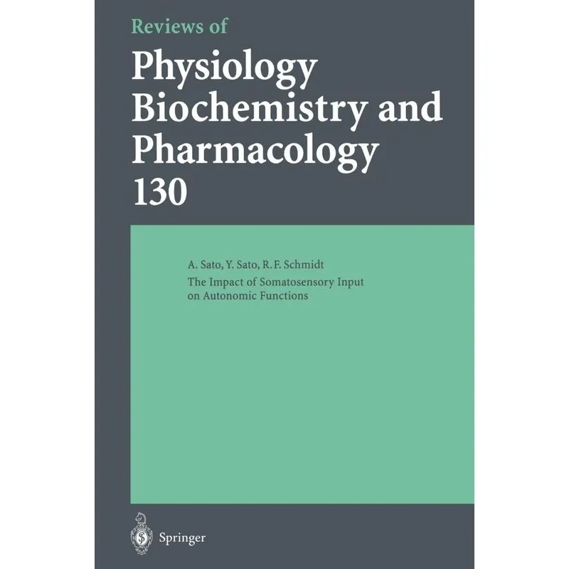 Reviews of Physiology, Biochemistry and Pharmacology