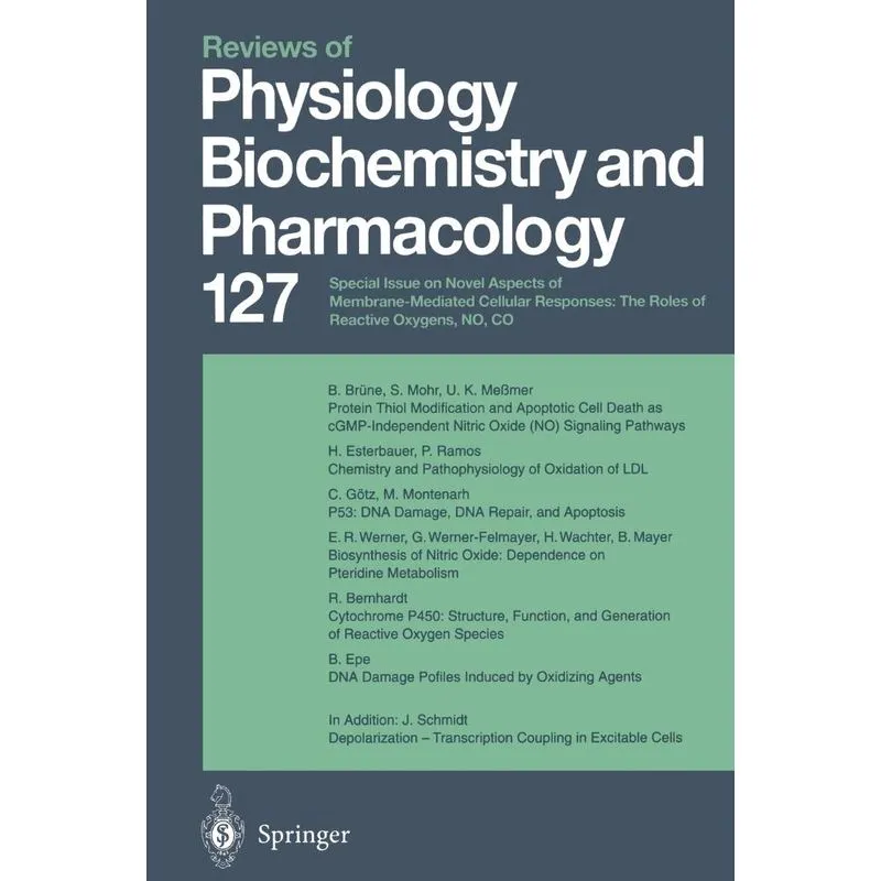 Reviews of Physiology, Biochemistry and Pharmacology