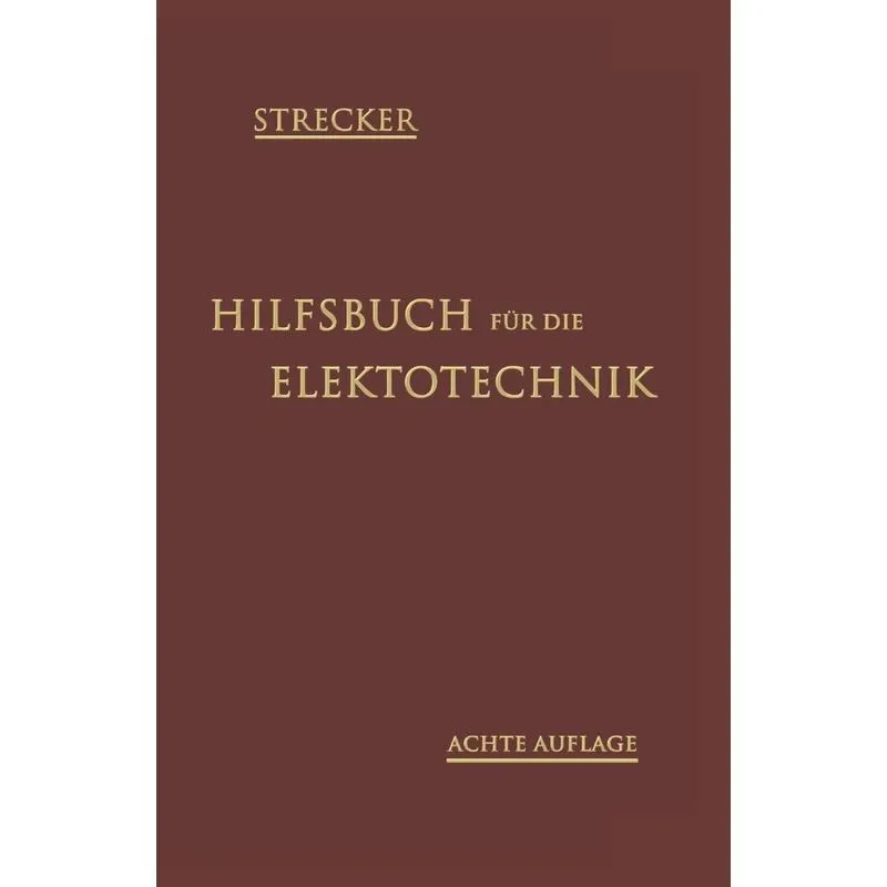 Hilfsbuch für die Elektrotechnik