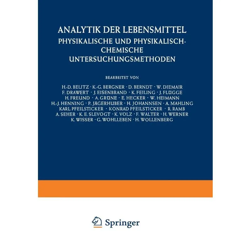 Analytik der Lebensmittel