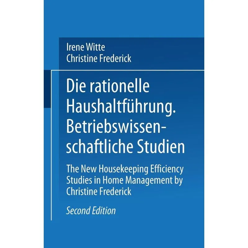 Die Rationelle Haushaltfuhrung