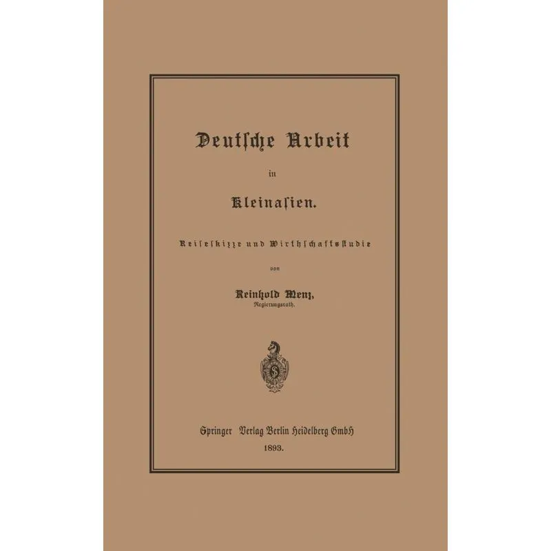 Deutsche Arbeit in Kleinasien
