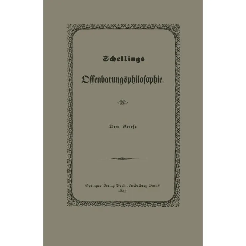 Schellings Offenbarungsphilosophie