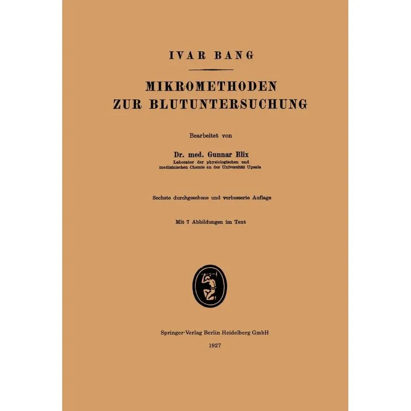 Mikromethoden Zur Blutuntersuchung