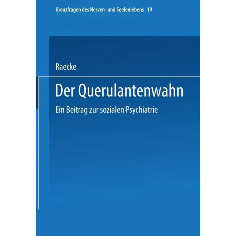 Der Querulantenwahn