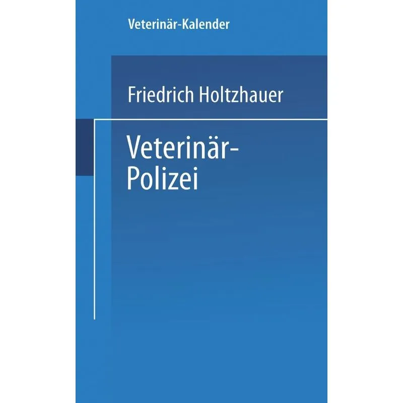 Veterinär-Polizei