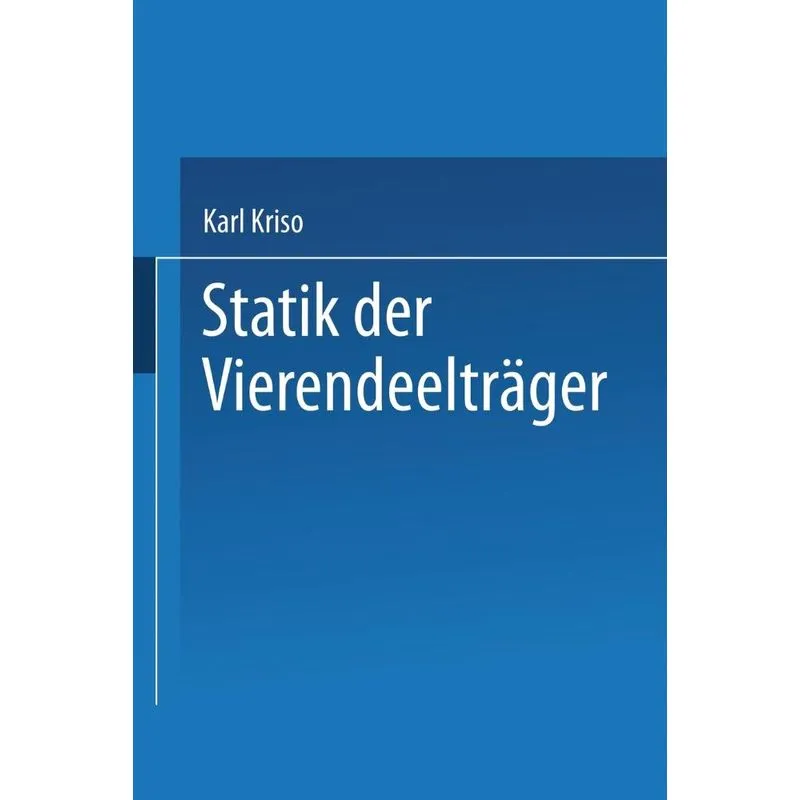 Statik Der Vierendeeltrager