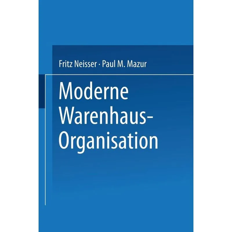 Moderne Warenhaus-Organisation