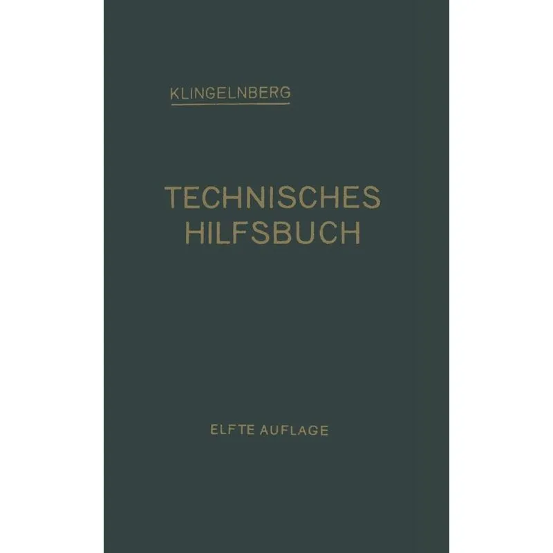 Klingelnberg Technisches Hilfsbuch