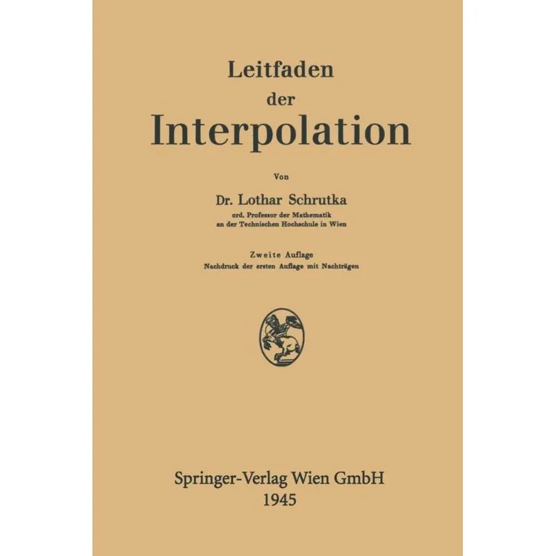 Leitfaden Der Interpolation