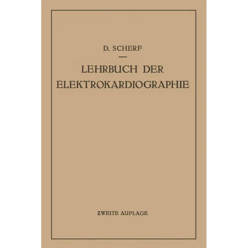 Lehrbuch Der Elektrokardiographie