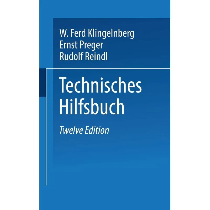 Klingelnberg Technisches Hilfsbuch