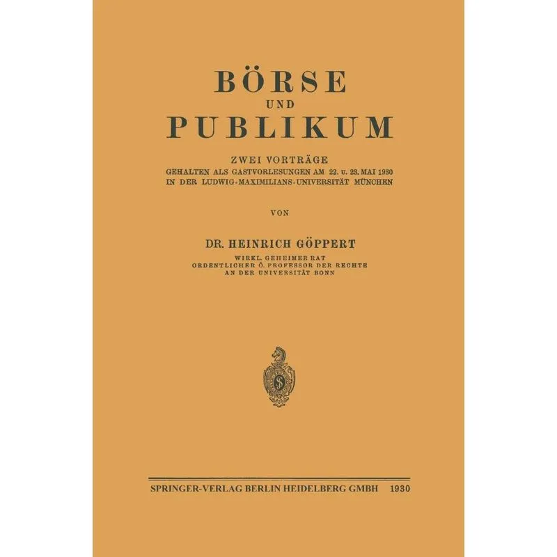 Borse Und Publikum