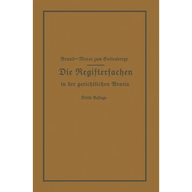 Die Registersachen Handelsregister Genossenschafts-, Verein