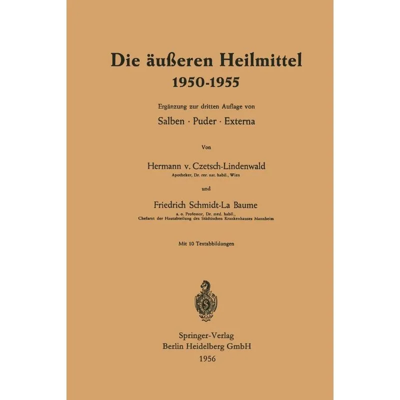Die Ausseren Heilmittel 1950-1955