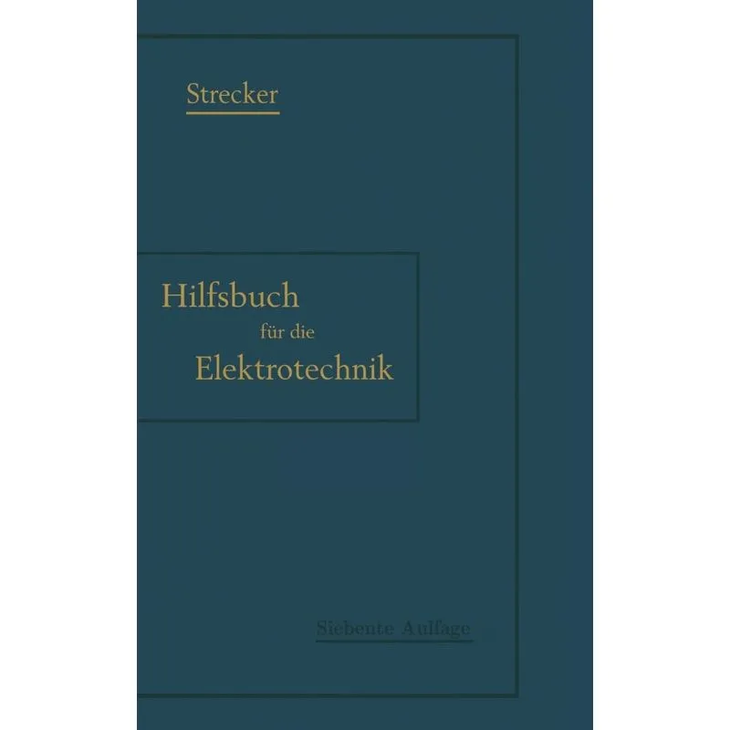 Hilfsbuch für die Elektrotechnik