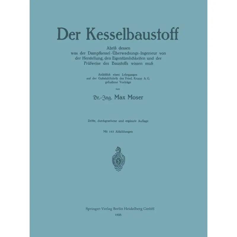 Der Kesselbaustoff
