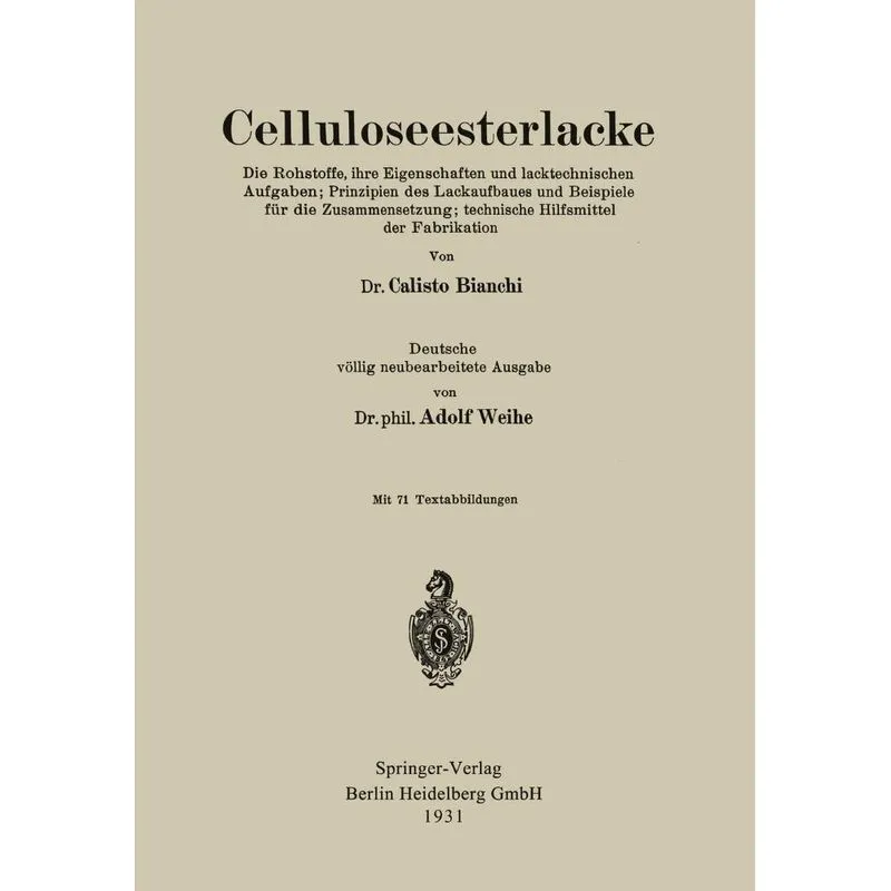 Celluloseesterlacke