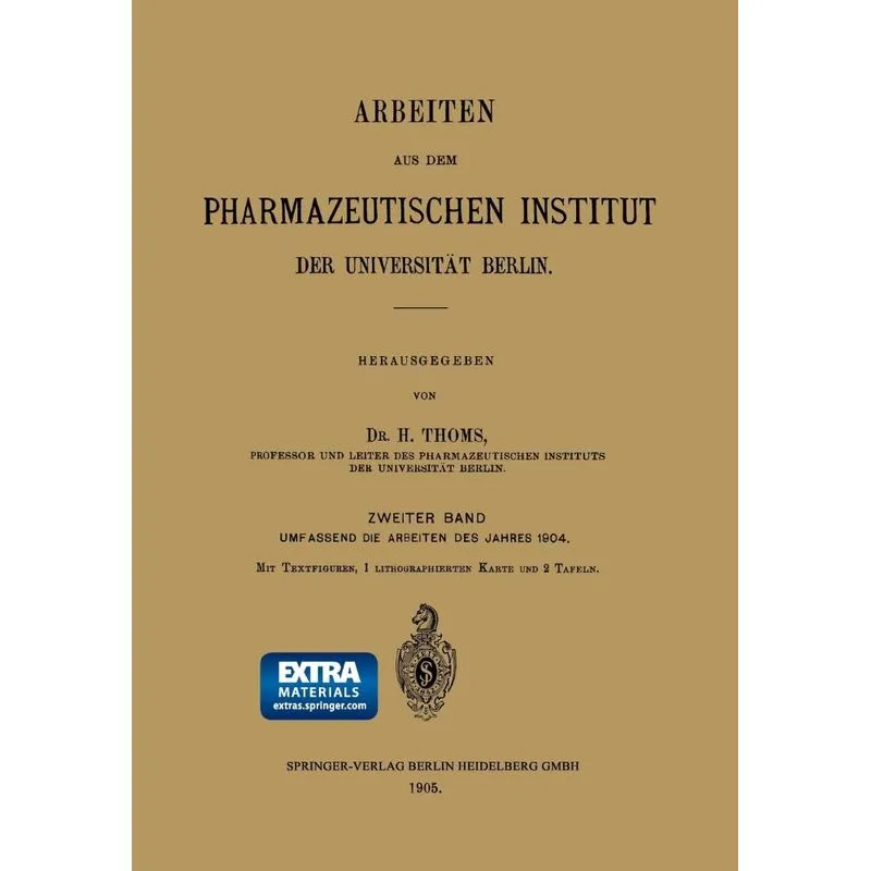 Arbeiten Aus Dem Pharmazeutischen Institut Der Universitat