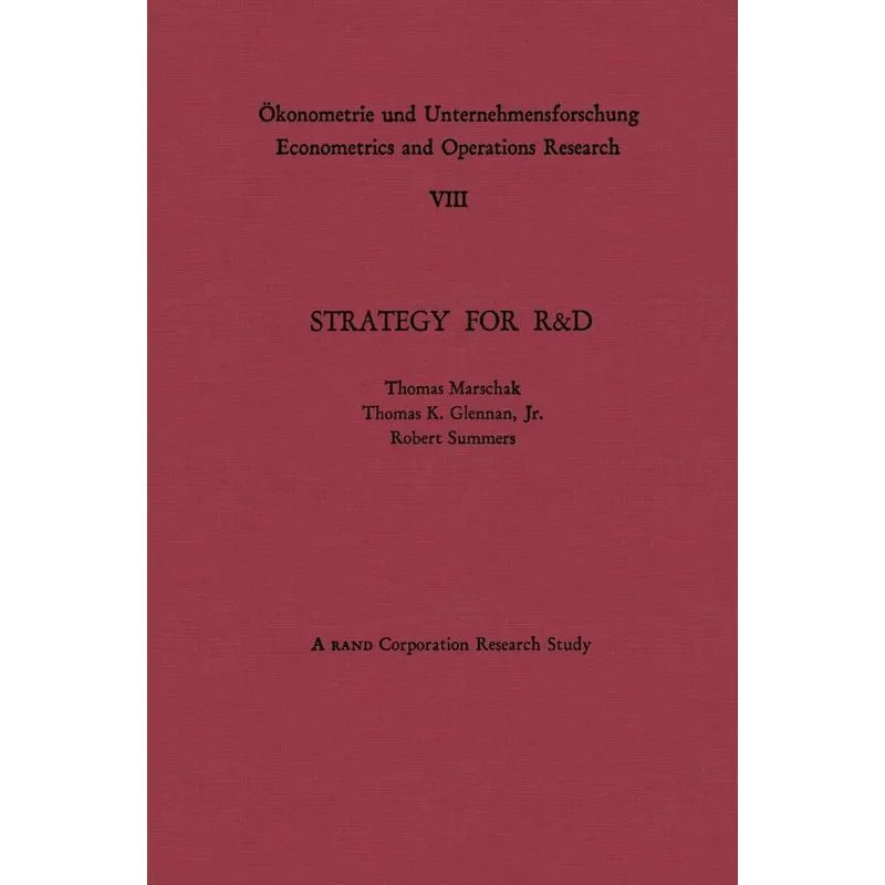 Strategy for R&d
