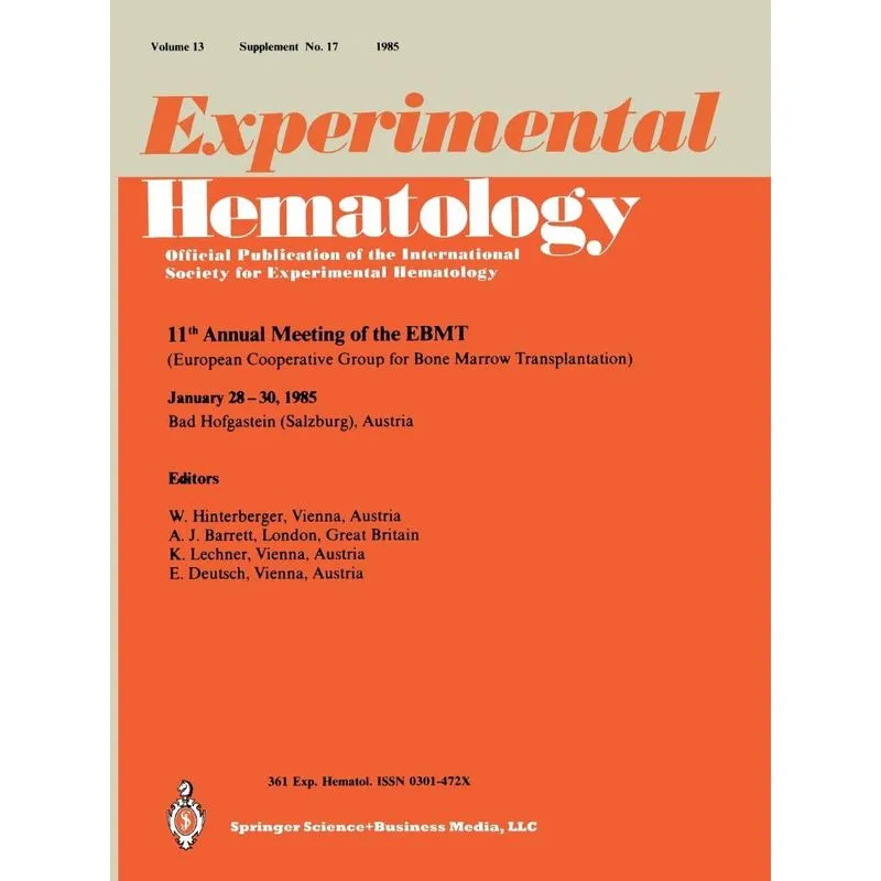 11th Annual Meeting of the Ebmt