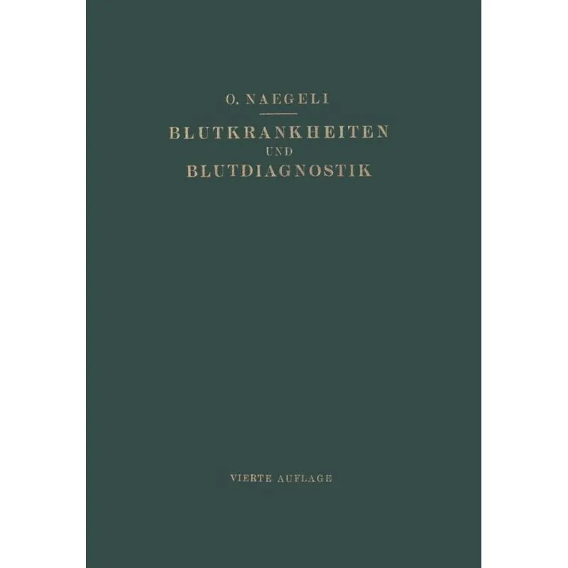 Blutkrankheiten Und Blutdiagnostik