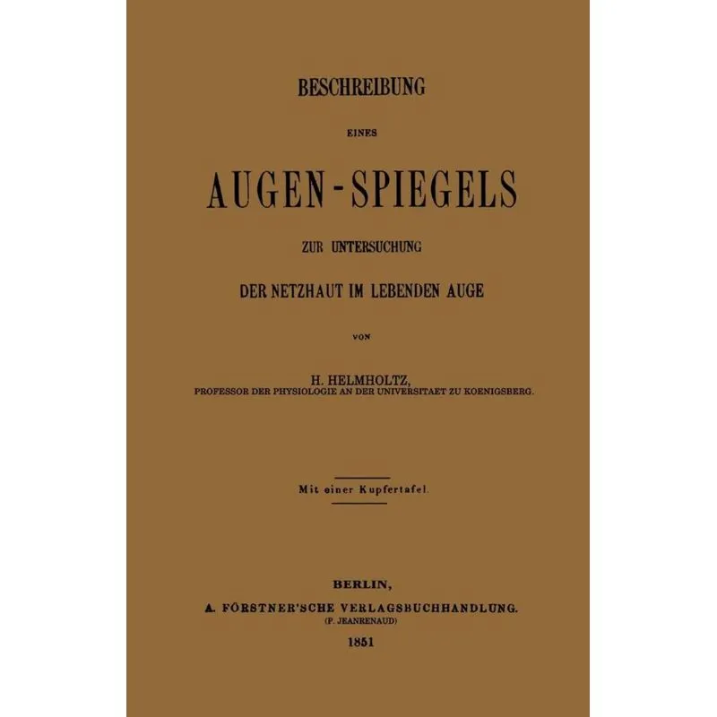 Beschreibung Eines Augen-Spiegels