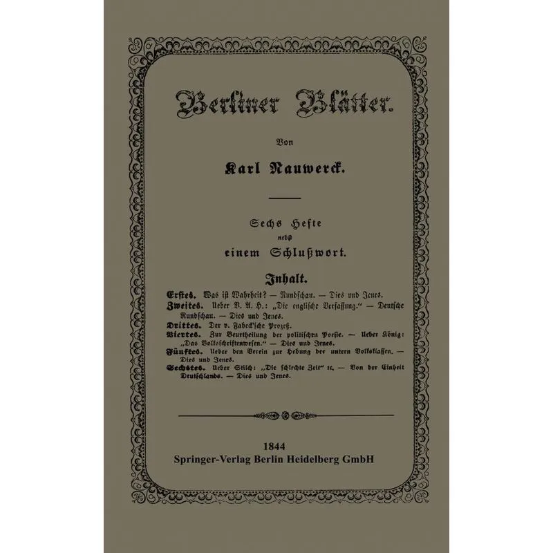 Berliner Blatter