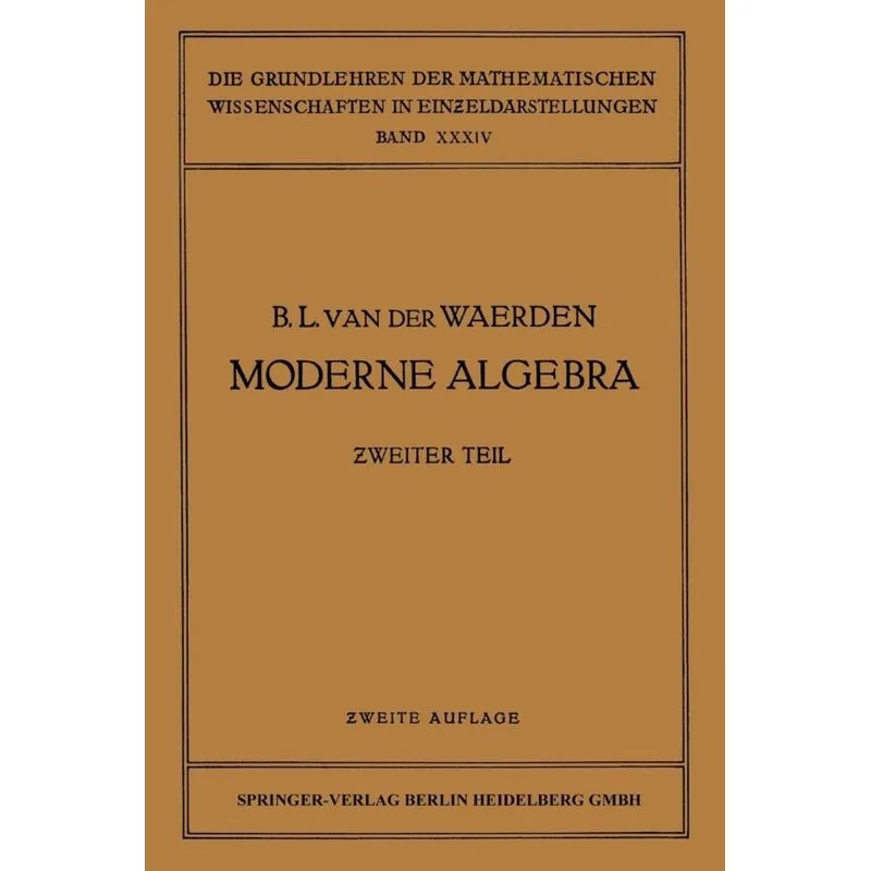 Moderne Algebra