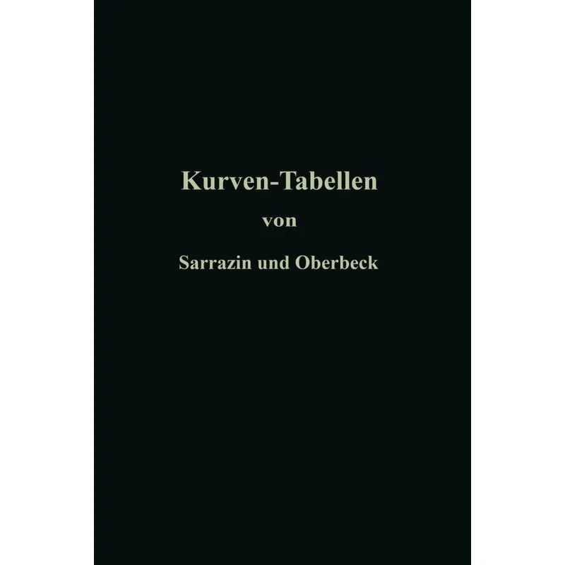Taschenbuch Zum Abstecken Von Kreisbogen Mit Und Ohne Uberg