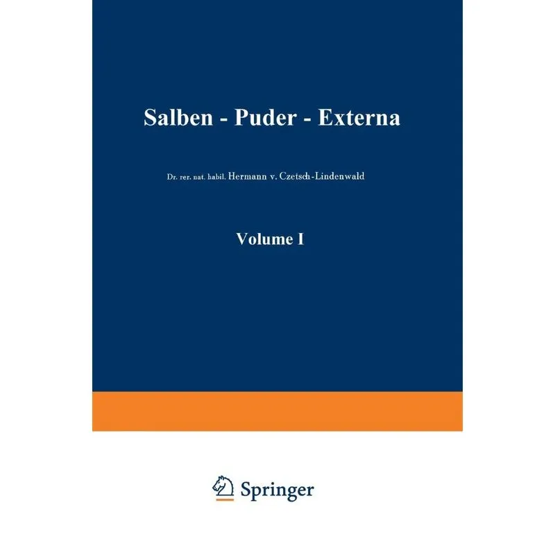 Salben . Puder . Externa