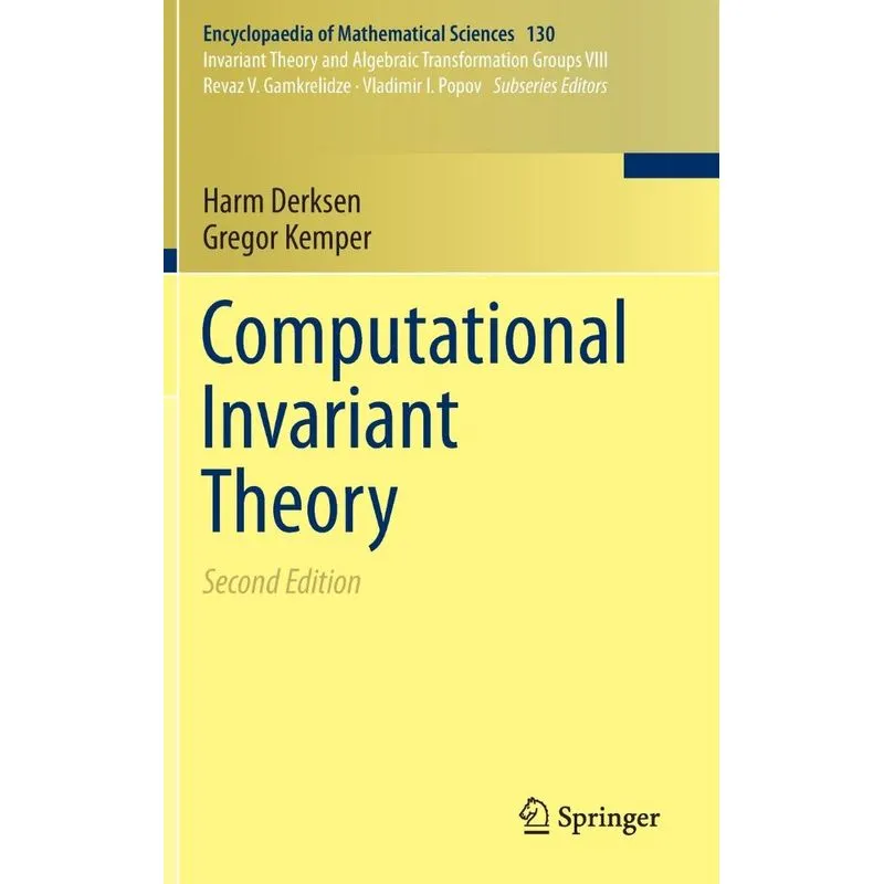Computational Invariant Theory
