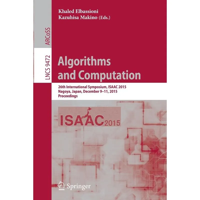 Algorithms and Computation