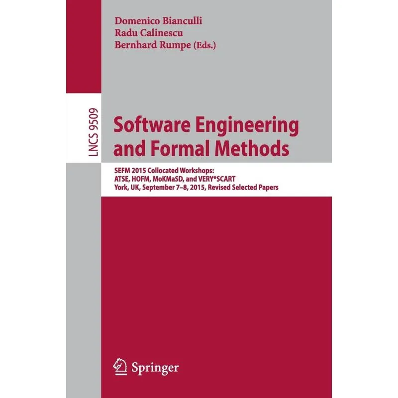 Software Engineering and Formal Methods