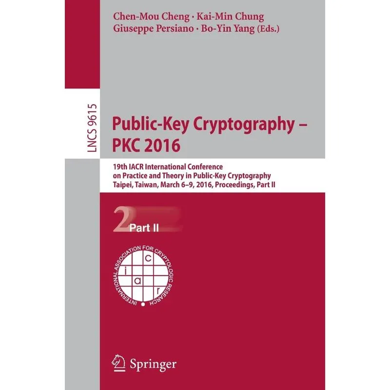 Public-Key Cryptography - PKC 2016