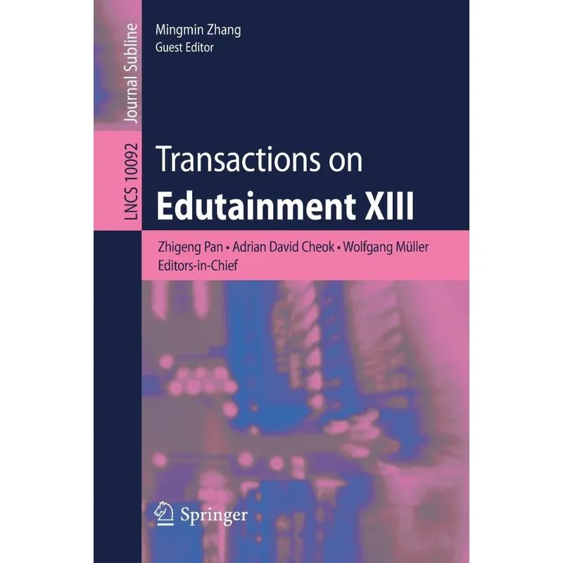 Transactions on Edutainment XIII