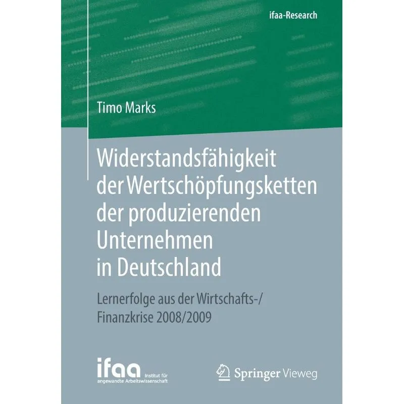 Widerstandsfähigkeit der Wertschöpfungsketten der produzier