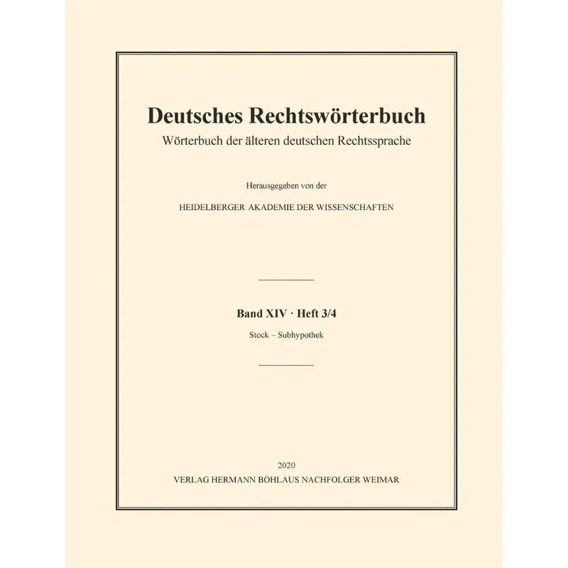 Deutsches Rechtswörterbuch
