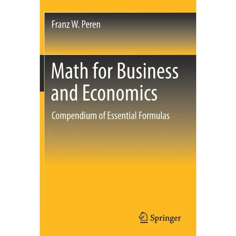 Math for Business and Economics