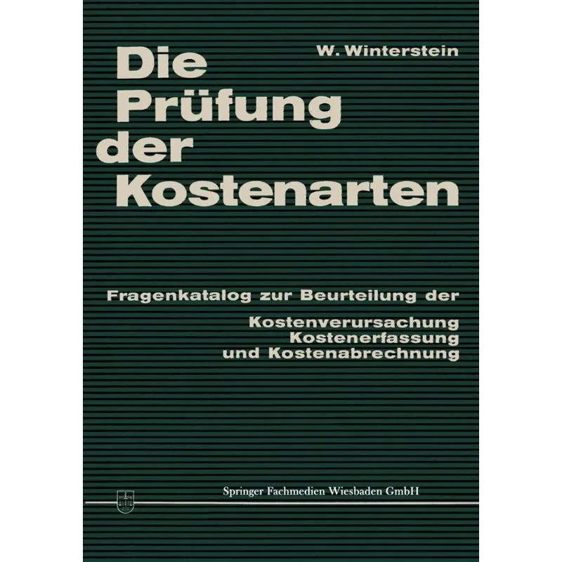 Die Prüfung der Kostenarten