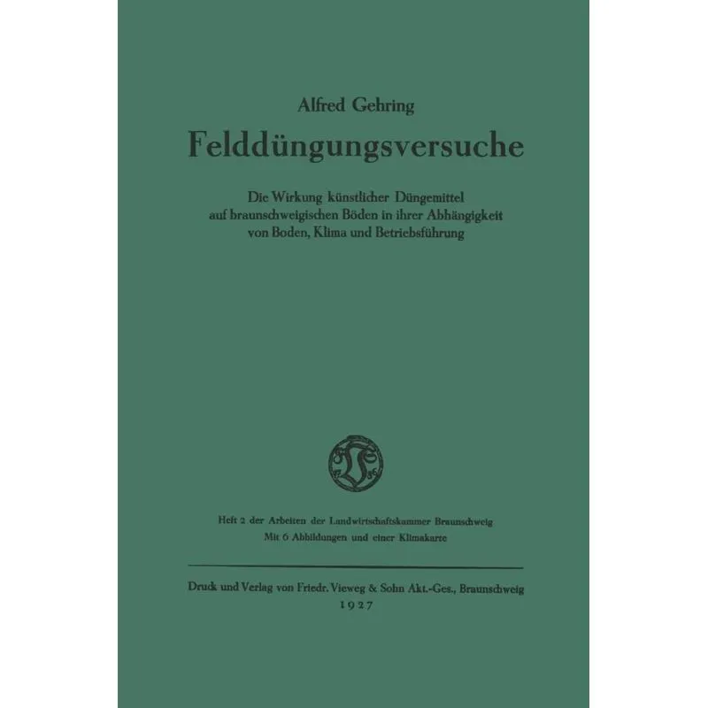 Felddüngungsversuche