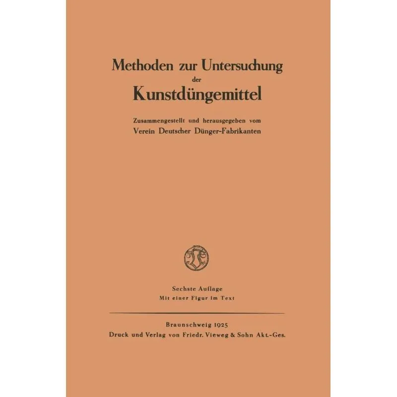 Methoden Zur Untersuchung Der Kunstdungemittel