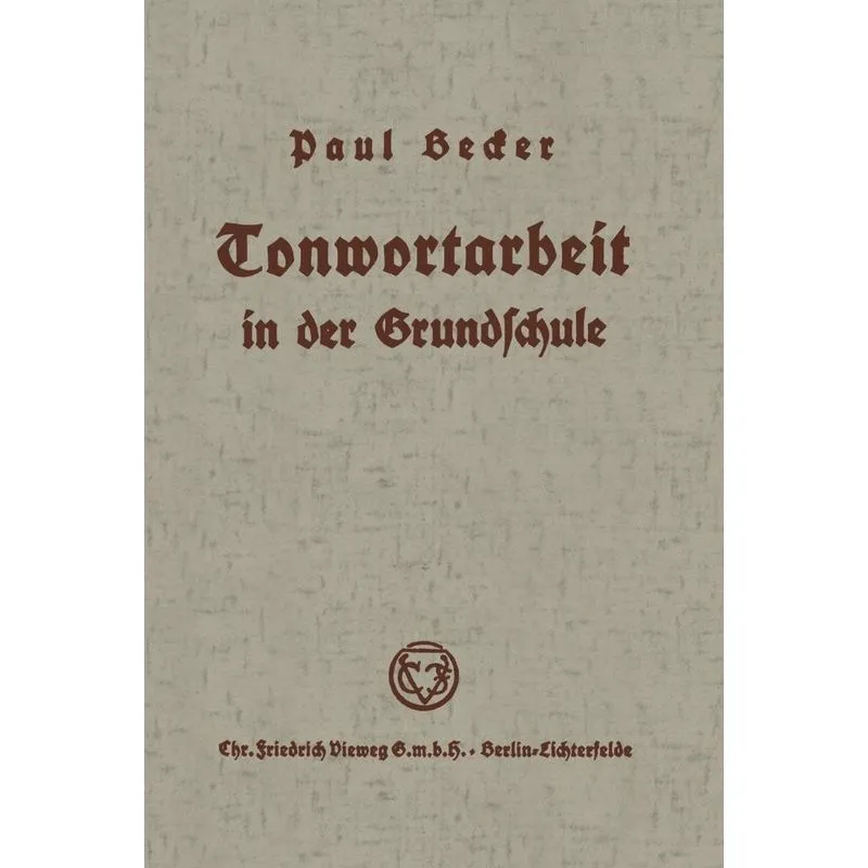 Tonwortarbeit in Der Grundschule