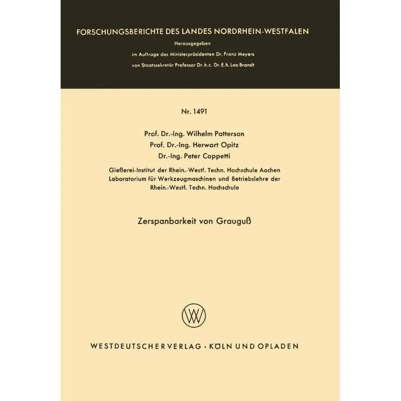 Zerspanbarkeit von Grauguß