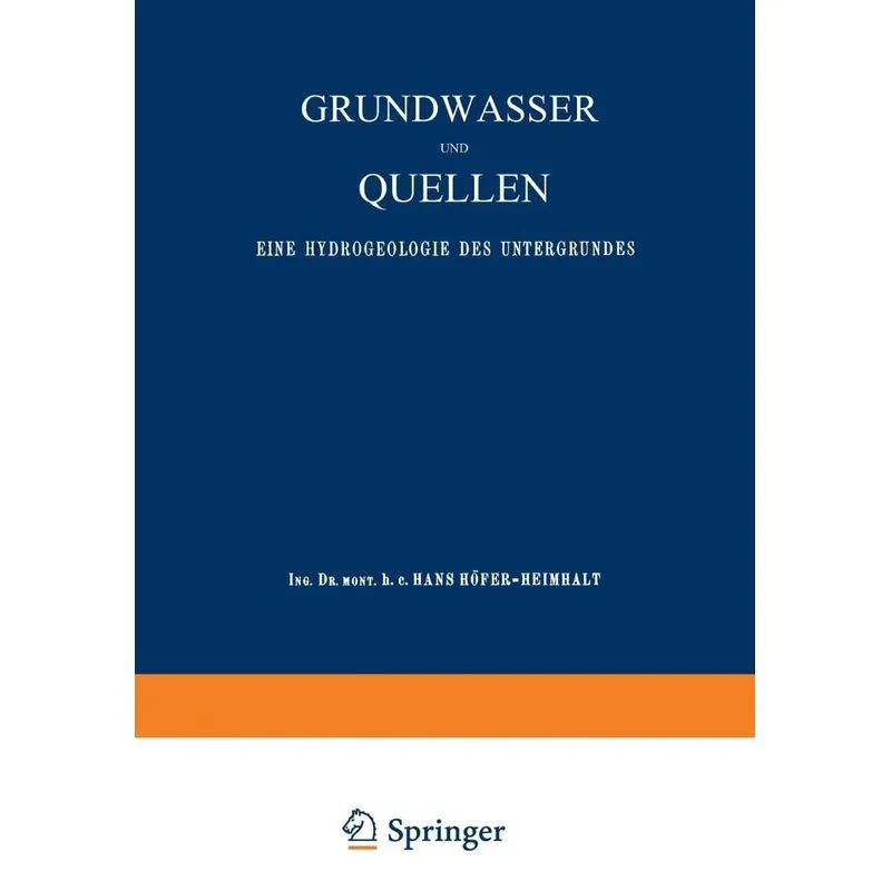 Grundwasser Und Quellen