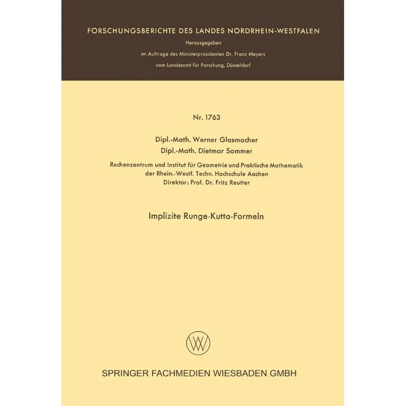 Implizite Runge-Kutta-Formeln