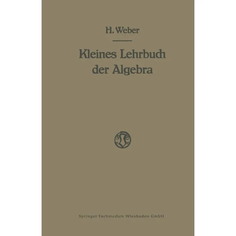 Lehrbuch der Algebra