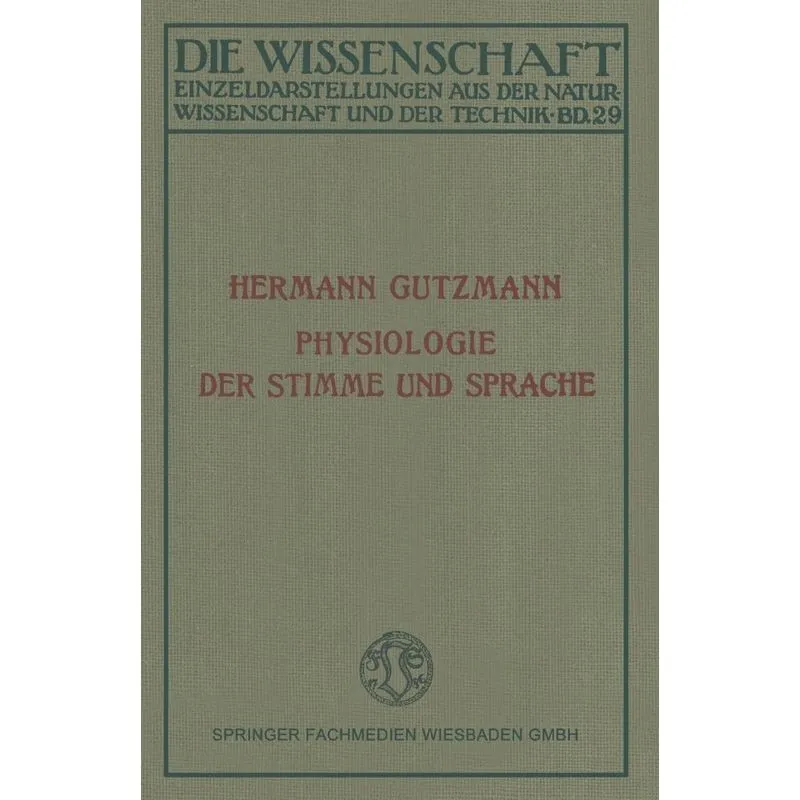 Physiologie Der Stimme Und Sprache